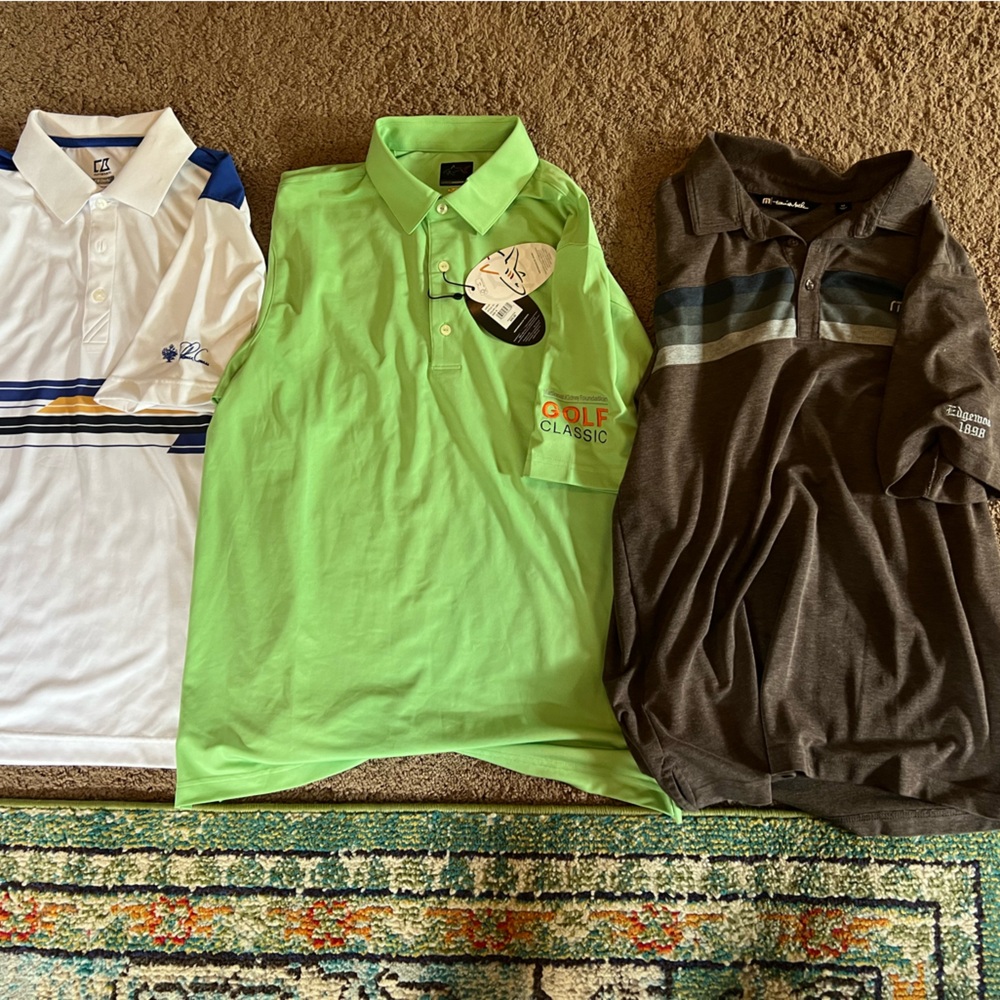 Various Men’s Custom Golf Shirts